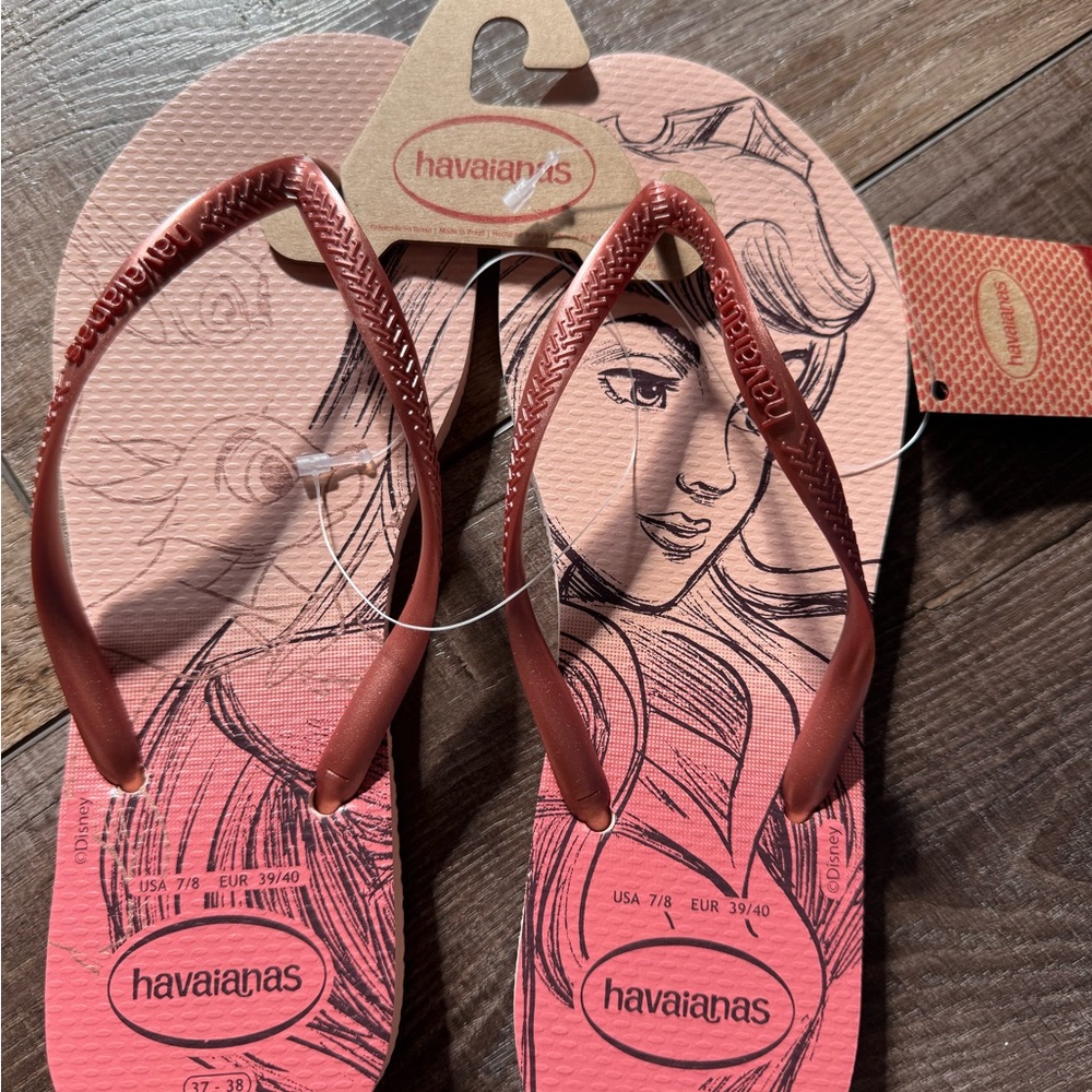 Havaianas Disney Princess Graphic Flip Flops
